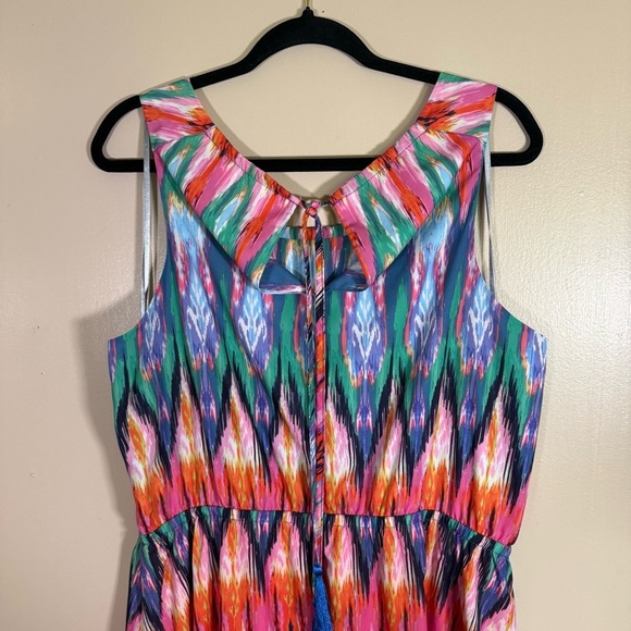 Athleta Ikat Martinique Multi Color Dress XL - Picture 7 of 11